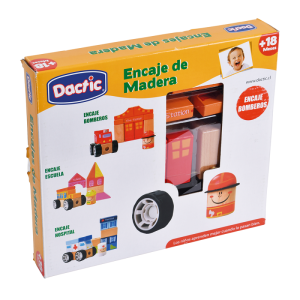 Encaje Estación Bomberos Madera