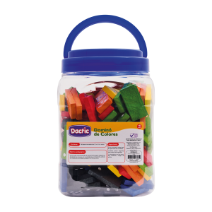 Dominó Puntos Colores Madera