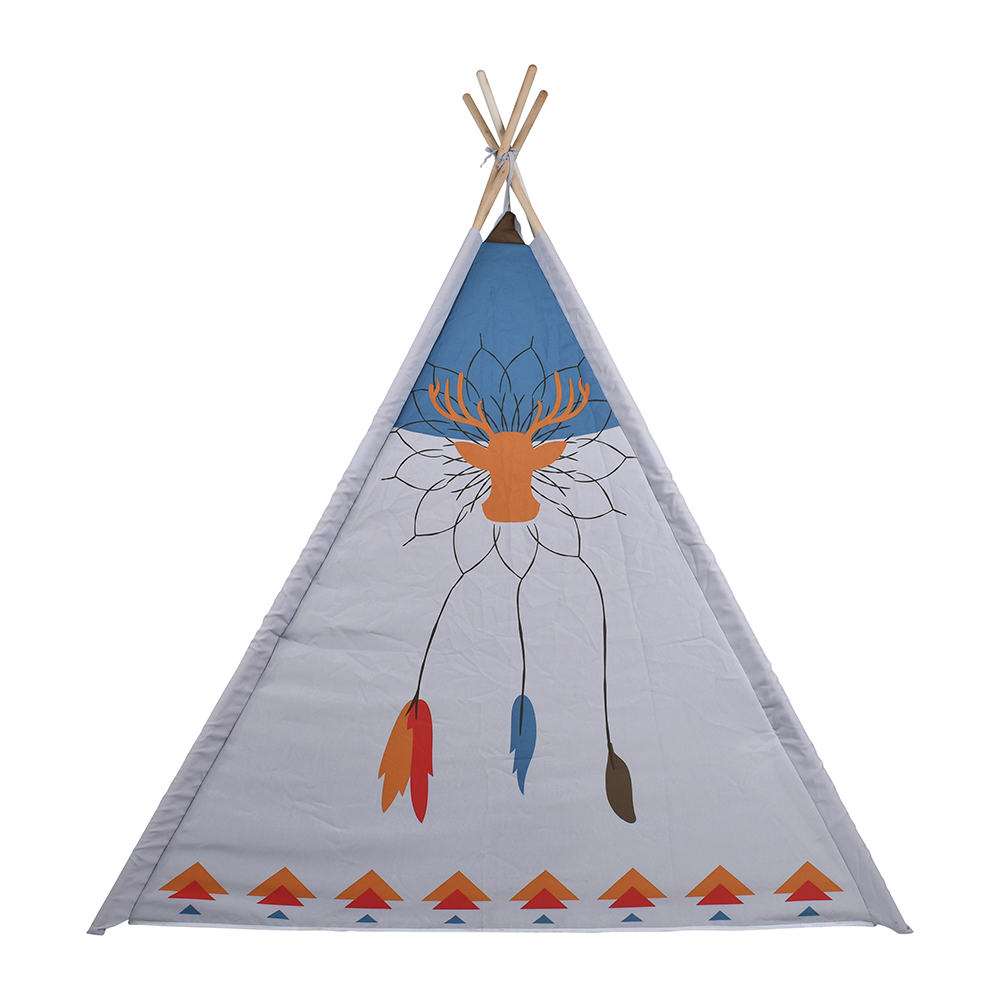 Carpa Tipi Blanca 120x120x150cm - Imagen 3
