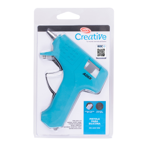 Pistola de Silicona 10w Celeste