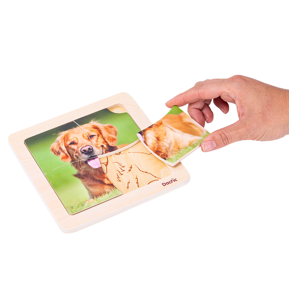 Puzzle Perro de Madera - Imagen 3