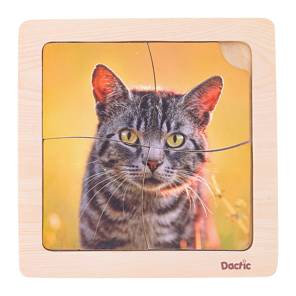 Puzzle Gato de Madera