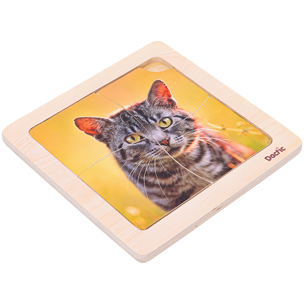 Puzzle Gato de Madera - Imagen 2