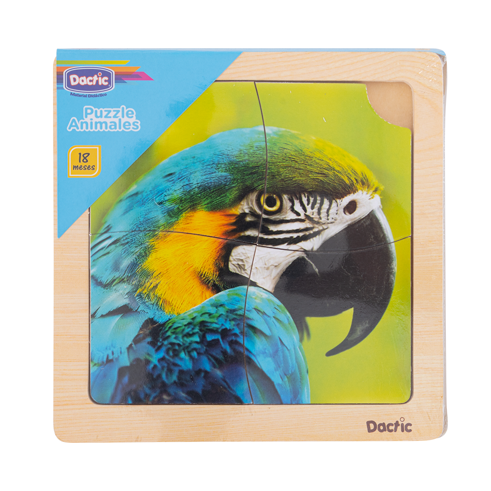 Puzzle Loro de Madera - Imagen 4