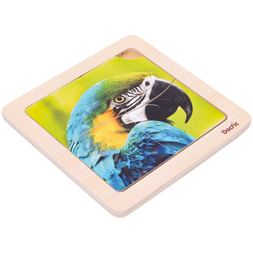 Puzzle Loro de Madera - Imagen 2