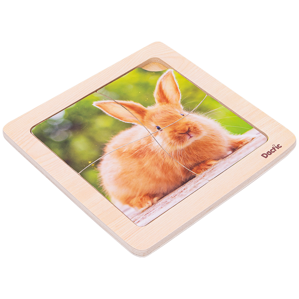 Puzzle Conejo de Madera - Imagen 2