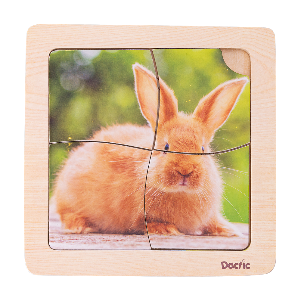 Puzzle Conejo de Madera