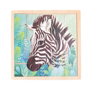 Puzzle Cebra Madera 25 pz