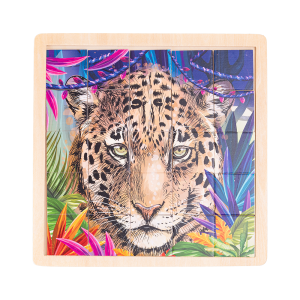 Puzzle Leopardo Madera 25 pz