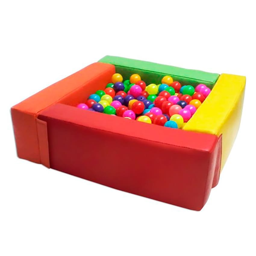 Piscina Cuadrada con Pelotas