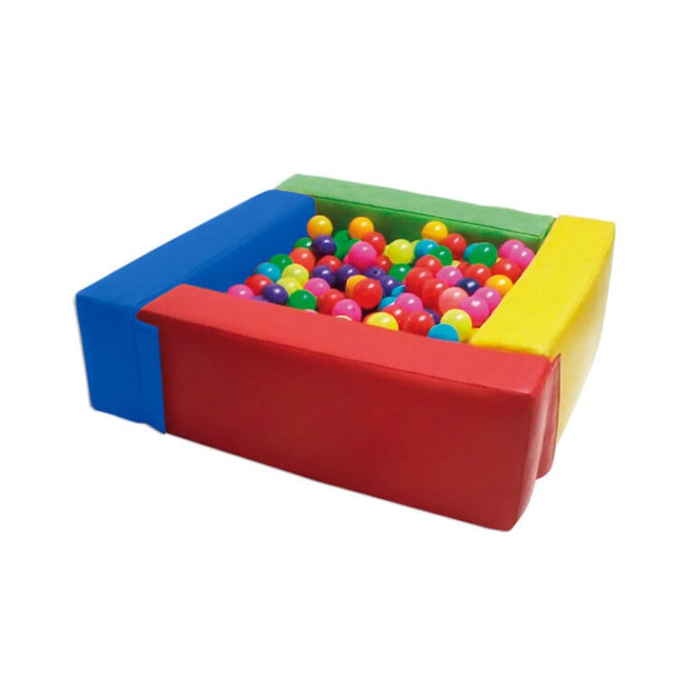 Piscina Cuadrada Pequeña con Pelotas