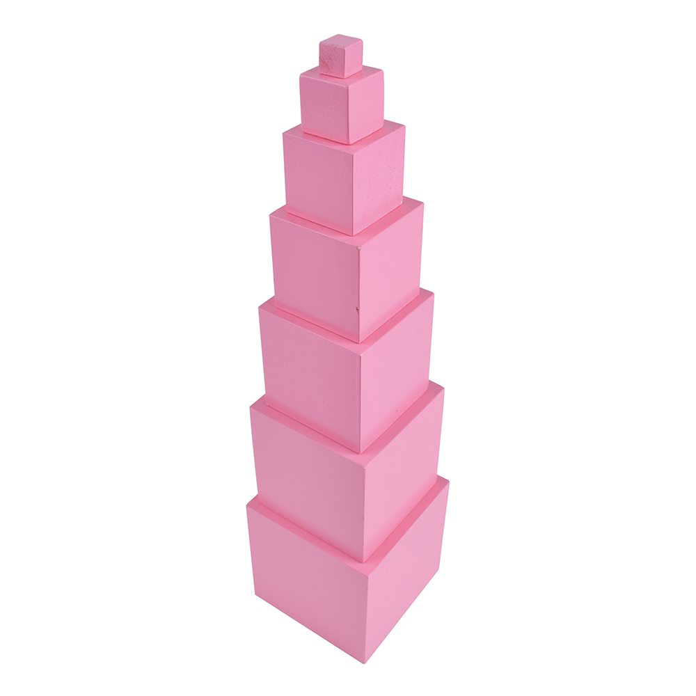 Torre Rosa de Madera 10pz