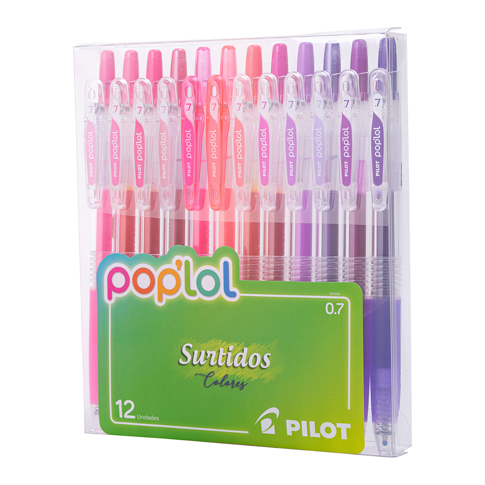 Set Lápiz Gel POP'LOL Marshmallow 12u - Imagen 2
