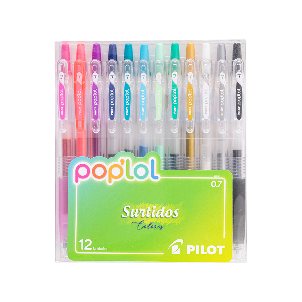 Set Lápiz Gel POPLOL Rainbow 12u - Imagen 5