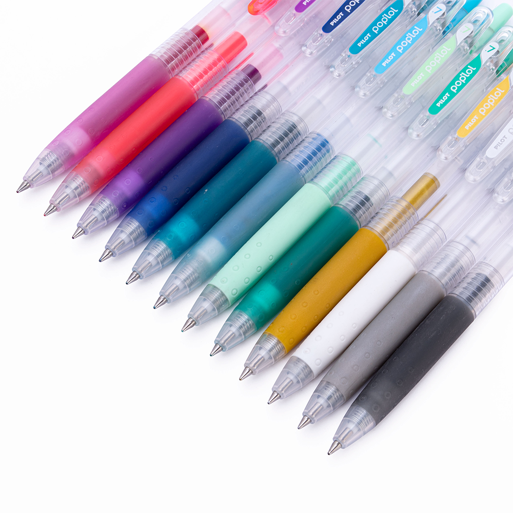 Set Lápiz Gel POPLOL Rainbow 12u - Imagen 3