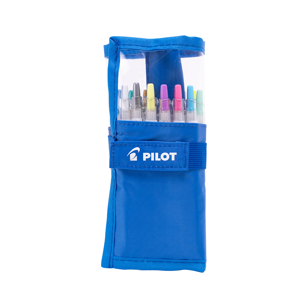 Set Lápiz Gel POPLOL 18u con Estuche - Imagen 4