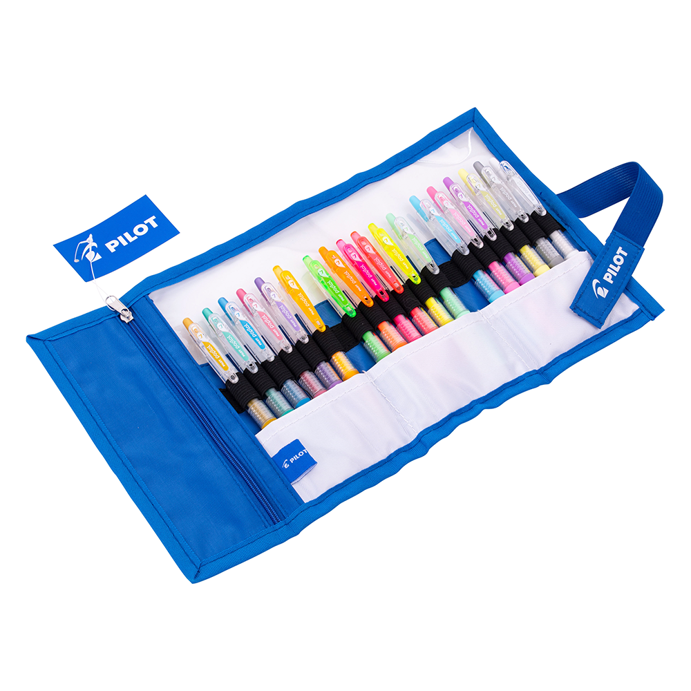 Set Lápiz Gel POPLOL 18u con Estuche - Imagen 2