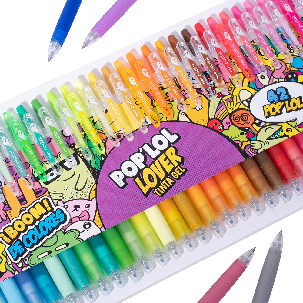 Set Lápiz Gel POP'LOL 42u