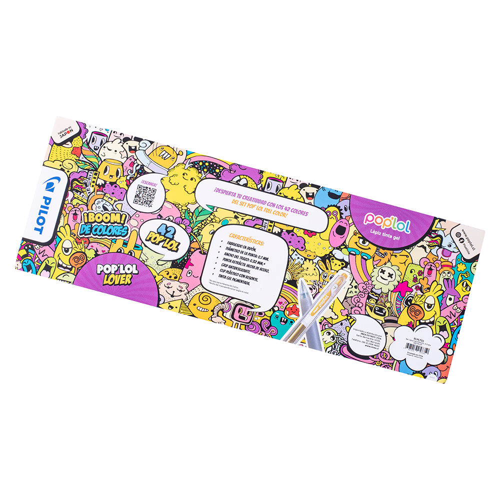 Set Lápiz Gel POP'LOL 42u - Imagen 3