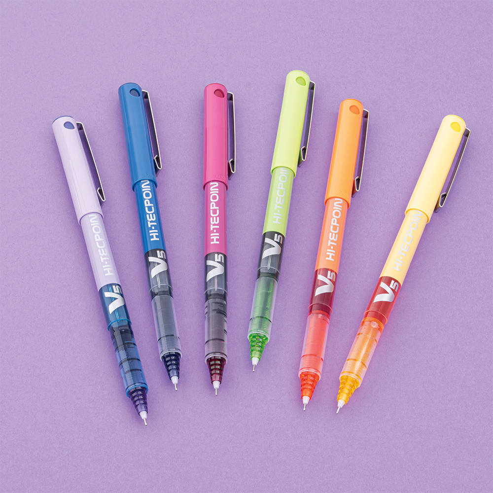 Set Lápiz Tinta HI-TECPOINT BXV-1 0.5 6u