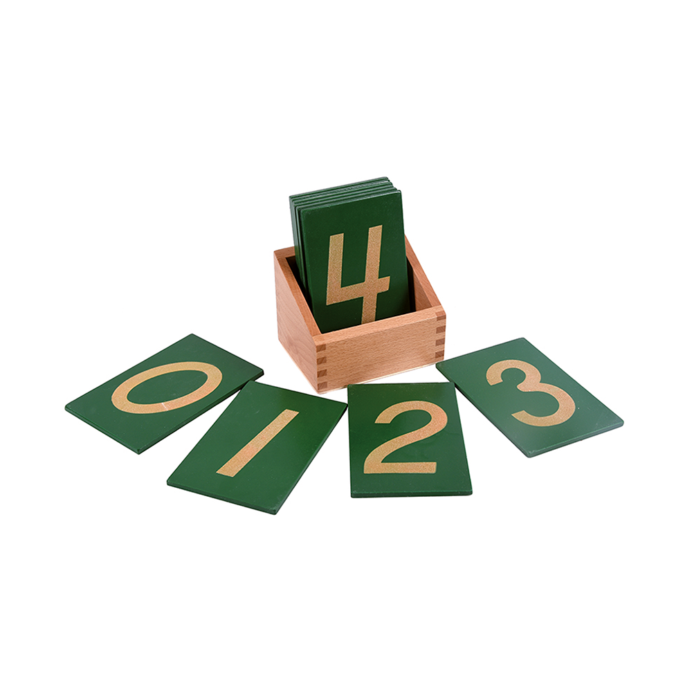 Números del 0-9 en Madera y Lija