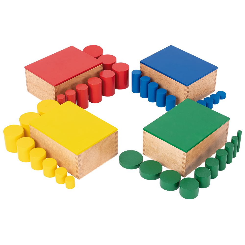 Set Cilindros de Madera