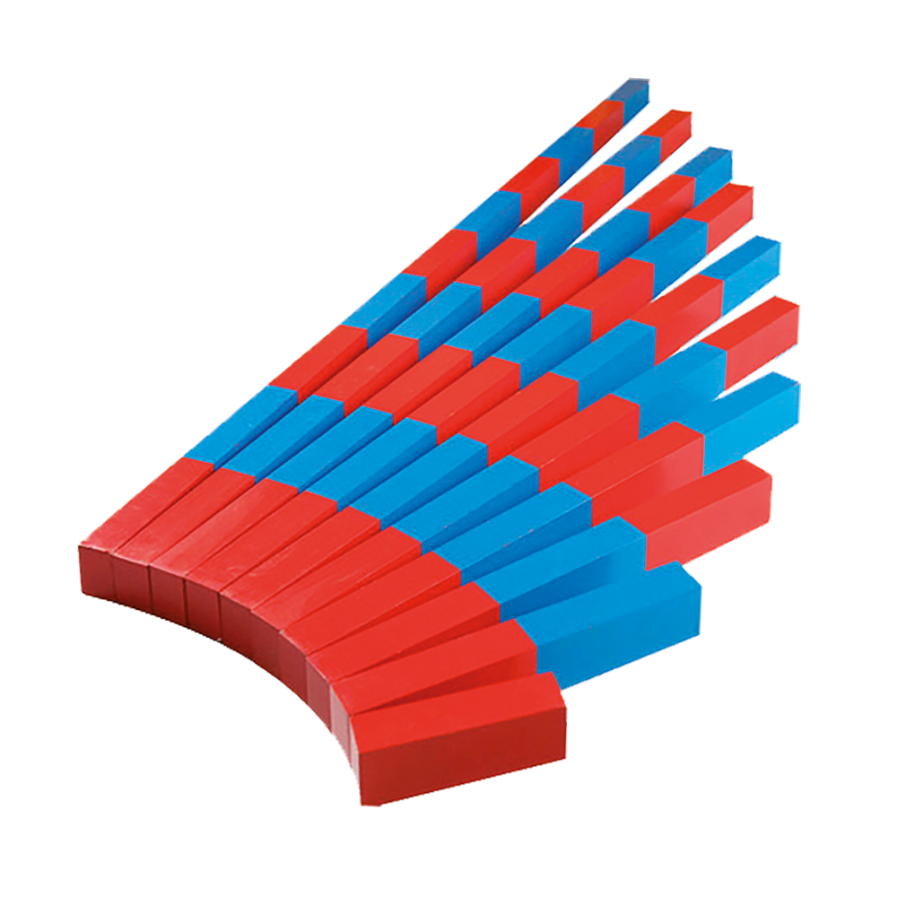 Barra Numérica Azul / Rojo 10u