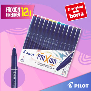 Set Marcadores Frixion Fineliner 12u