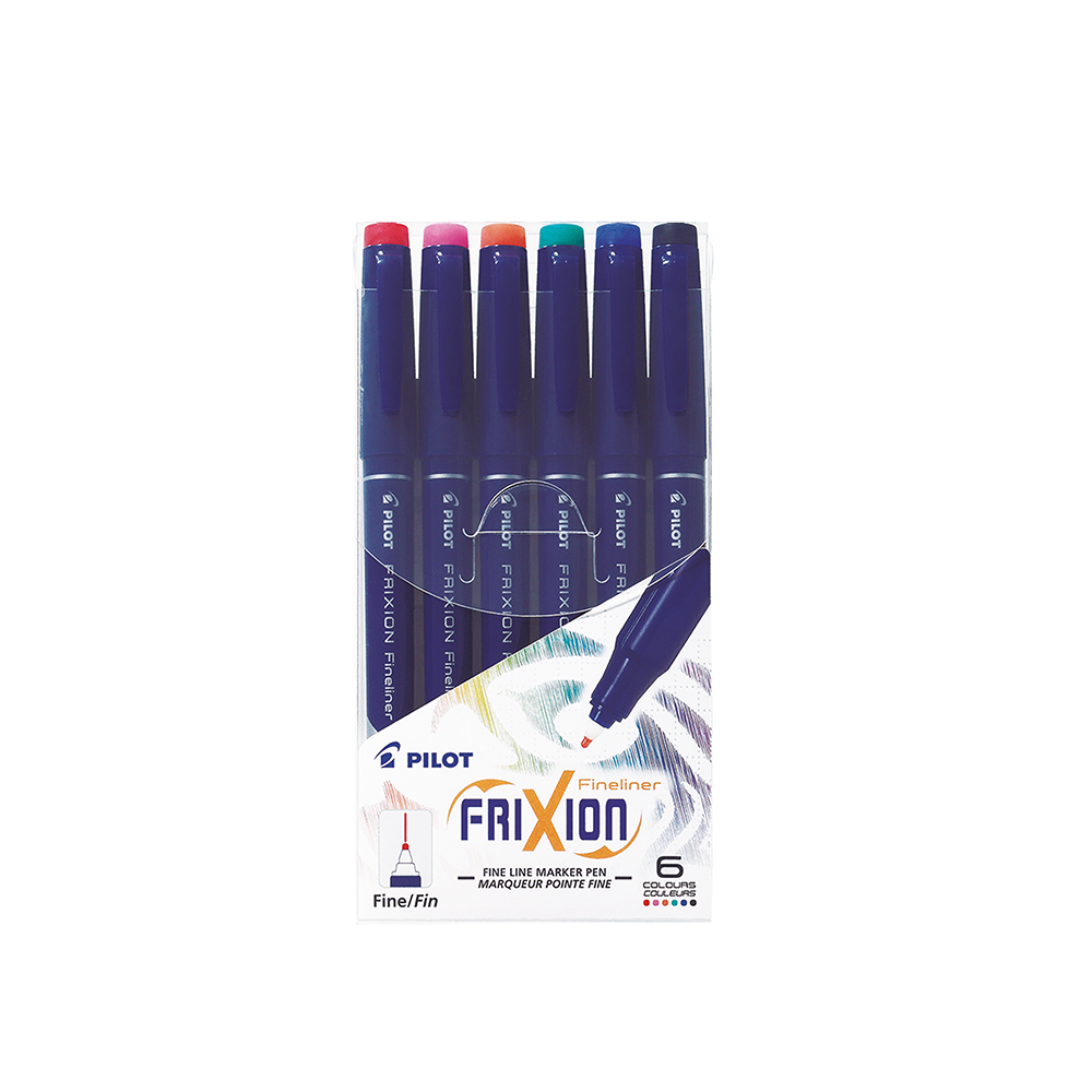 Set Marcadores Frixion Fineliner 6u - Imagen 2