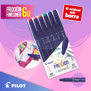 Set Marcadores Frixion Fineliner 6u